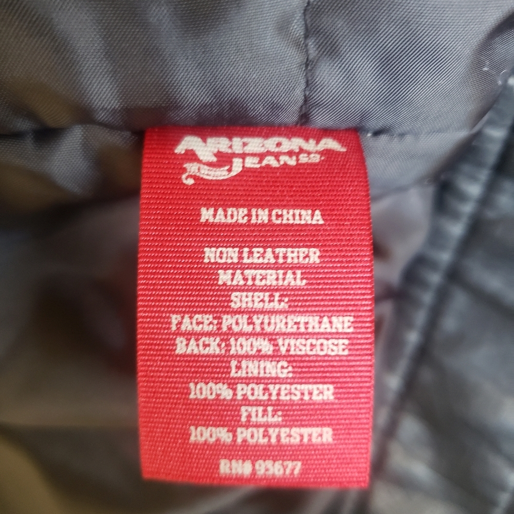 NWOT BLACK LEATHER YOUTH JACKET - Picture 8 of 10